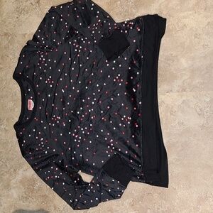 Kate Spade new 2 pieces velvet pajamas size xxl